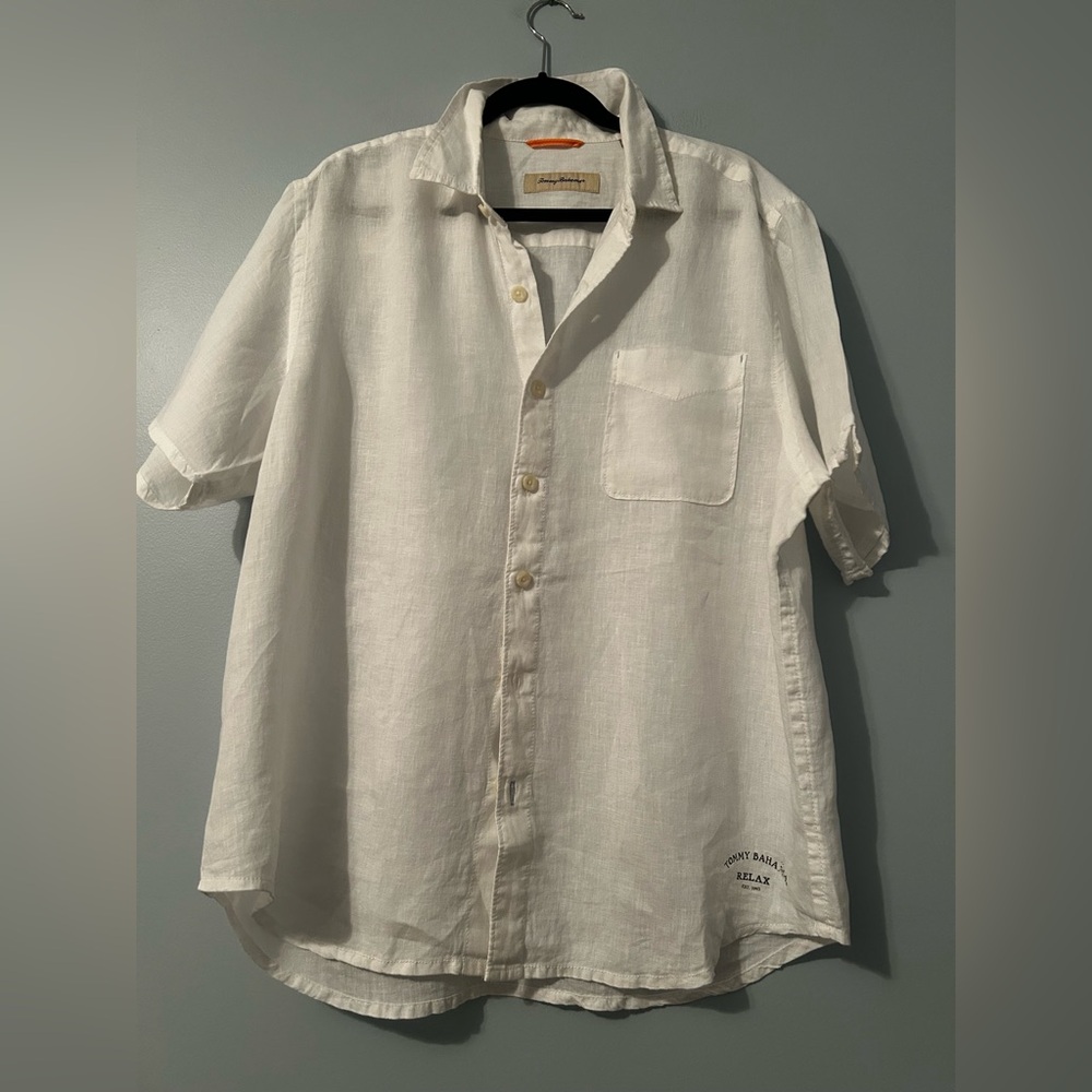 Tommy Bahama men’s  NWOT 100% Linen shirt in size large